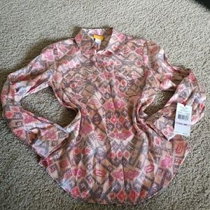 Sold!!!Beautiful print Ruby Rd. petite.